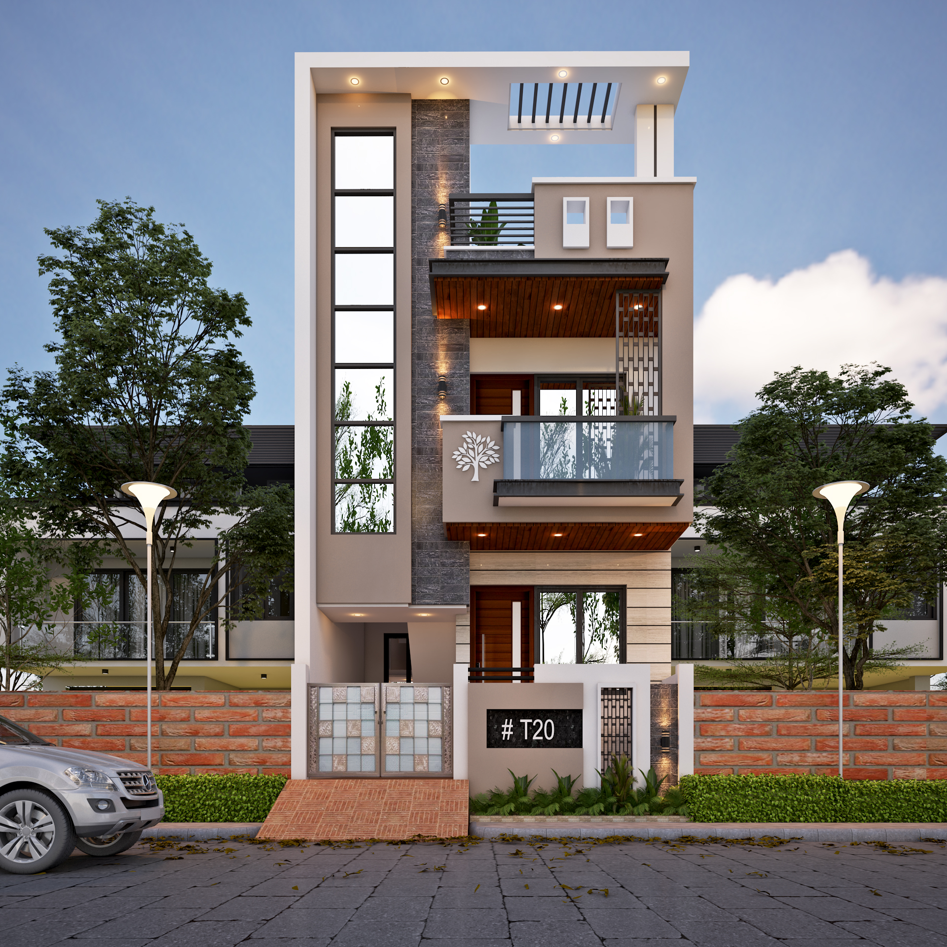 Modern House Facade